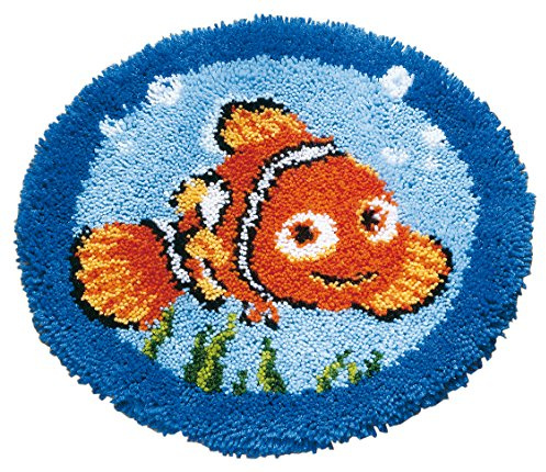 Vervaco Nemo Shaped Rug Latch Hook Kit, Multi-Colour