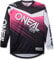 O'NEAL | Motocross-Shirt Langarm | MTB MX Mountainbike | Gepolsterter Ellbogenschutz, Atmungsaktiv, V-Ausschnitt | Element Jersey RACEWEAR Women | Damen | Schwarz Pink | Größe XL