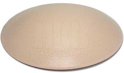 HKB ® 10 Stück BUMMS Türstopper, Türpuffer, Ø 60 mm Höhe: 15 mm, beige, aus Kunststoff, mit Klebefläche, Originalprodukt von Hersteller Hansi Siebert, Artikel-Nr. 50369
