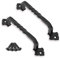 Ouvin 2 Pack Barn Door Pull Handle Hardware for Wooden Garden Gate Shed Cabinet Door (98mm/4inch)