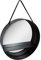 Atmosphera - Miroir étagère Ceinture Noir - métal D55 cm