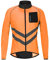 WOSAWE Veste Haute visibilité Hommes Coupe-Vent Ultraléger Respirant Gilet Réfléchissant avec Poches pour Course à Pied ou Vélo (BL218 Orange L)