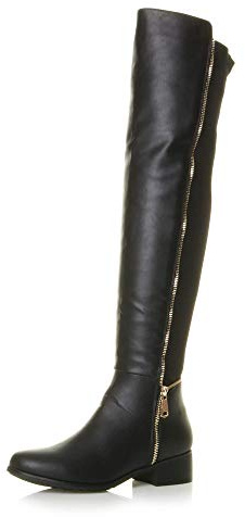 AJVANI low heel stretch elastic over the knee riding boots size 7 40