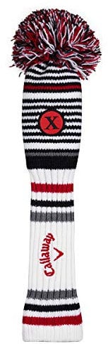 Callaway Golf 2020 Pom Hybrid Headcover, White/Black/Charcoal/Red, One Size, 5520011