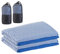 PEARL Duschtuch: 2er-Set schnelltrocknendes, leichtes Bambus-Handtuch, 200 x 80 cm (Outdoorhandtuch, Sport-Handtuch, Strandtuch)