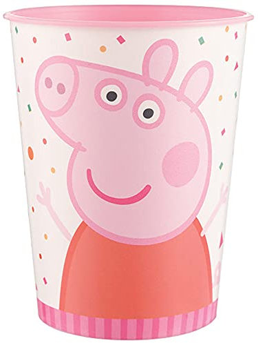 Peppa Pig Plastic Favor Cup -16 oz. | Pink | Tableware | 1 Pc.