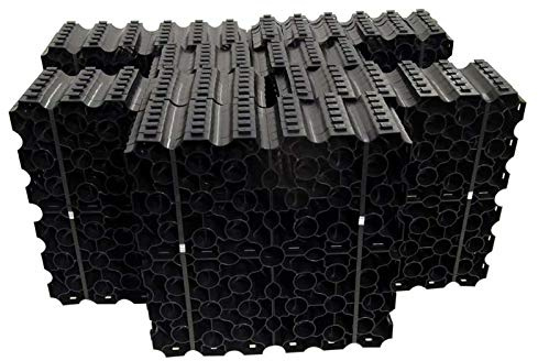 Base Kit for Shed 12ft x 12ft - Plastic Grid System for Shed, Log Cabin, Summerhouse - Garden Shed Base Grid w/Weed Fabric Membrane for Gravel Grids