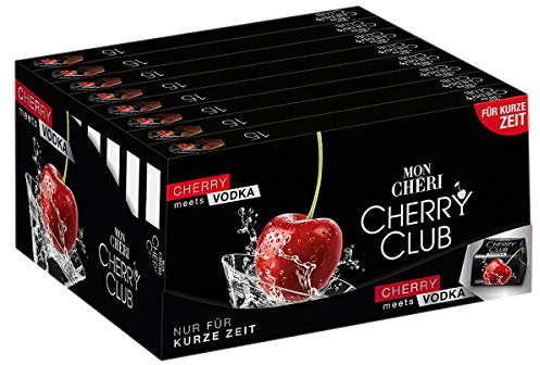 Mon Cheri Cherry Club Kirschen mit einem Hauch Vodka 157g 15er Pack