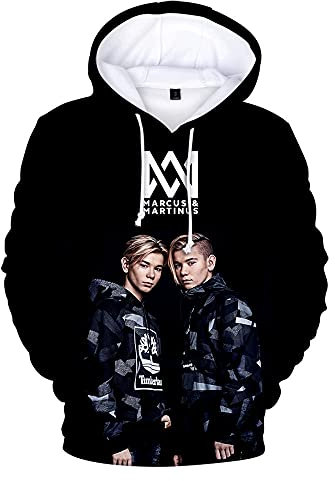 JFLY Marcus Und Martinus Kinder Hoodie Casual 3D Print Kpop Hoodies Frauen Männer Casual Sweatshirt Langarm Mit Kapuze Männer Frauen Junge Mädchen
