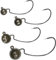 LMAB Offset Jigköpfe Tungsten bleifrei - Jighead Wide Gap weedless, Gummifisch & Gummiköder Haken zum Finesse Angeln, Ultralight Barschangeln & Zanderangeln (Hakengröße 4/0, 7,2 Gramm)