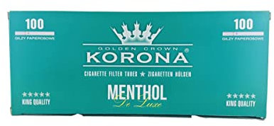 Korona De Luxe Menthol Filterhülsen