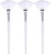 FOUTP 3 Piezas Pinceles Para Abanico, Pinceles Faciales Suaves, Pincel Aplicador, Herramientas De Aplicación De Maquillaje Cosmético Para Peeling Facial, Crema De Barro (Blanco)