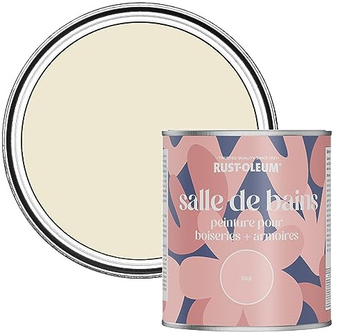 Rust-Oleum Beige Moisture Resistant Bathroom Wood and Cabinet Paint in Matt Finish - QUARRY LIME 750ML