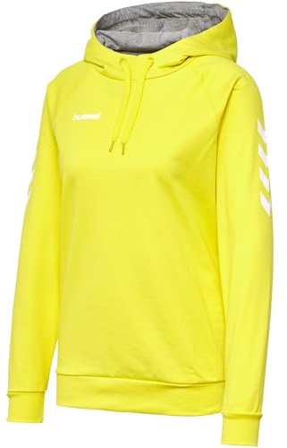 Hummel HmlGO Cotton Hoodie Woman, Blazing Yellow, S