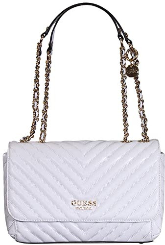 GUESS Keillah Convertible Crossbody Flap White