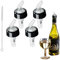 KLOP256 4 Stück 3cl Dosier Flaschenausgießer - Dosierhilfe Ausgiesser für Flaschen - Universal Bottle Pour Spouts, Geeignet zum Beispiel für Wein, Schnaps, Cocktails und Öl