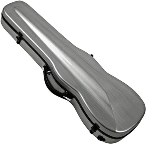 4/4 Geigenkoffer Kohlefaser Fiberglas Geigenkoffer Leichter tragbarer Geigenkoffer in voller Größe mit eingebautem Hygrometer mit Tragegurten (Color : Style 1)
