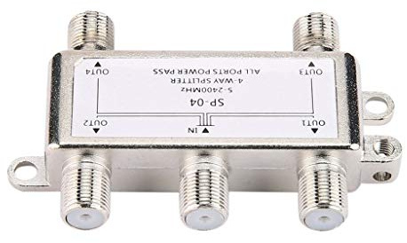 Ldabrye 5-2400 MHz 4-fach für digitales Kabel Splitter 4 K Satelliten/Antenne T