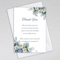 Funeral Thank you cards with a floral theme and special wording thanking for support and sympathy: Dusty Blue Rose Funeral Thank you cards (Pack of 20 with Envelopes)