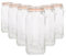 Argon Tableware 6x 2L Bocal en Verre Carré avec Couvercle à Clips - Vide Hermétique Cuisine Mason Confiture Stockage Aliments Mise en Conserve Conservation Récipient
