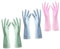 Ipetboom 3 Paare Geschirrspülhandschuhe küchenhandschuhe handschuhe küche Schutzhandschuhe Gartenhandschuh Haushaltshandschuhe spülmaschine wasserdichte Handschuhe dünner Handschuhschutz