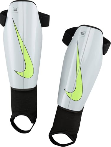 Nike Unisex Chrg Grd Schienbeinschoner, Pure Platinum/Black/Volt, M