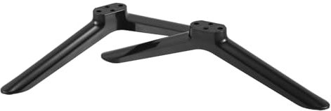 QUMIIRITY Tv Stand Legs and Base for 40 Inch Tvs Universal Black Plastic Riser Stand Screws Living Room and Bedroom Desk Monitor Riser Holder