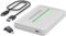 Slim Portable External Hard Drive HDD – USB 3.0/Type-C High-Speed Storage – Compatible with Windows, Mac, Laptop, PC, Desktop, PS4, Xbox – Backup for Data, Movies, Games & Photos (White, 2, TB)
