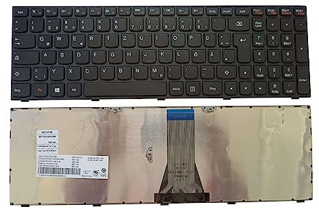JYJYGDM Piezas de portátil Nueva Alemania for Lenovo G50 G50-70 G50-70AT B50-30 B50-70 B50-80 Z50 Z70-80 Teclado Negro for portátil sin retroiluminación