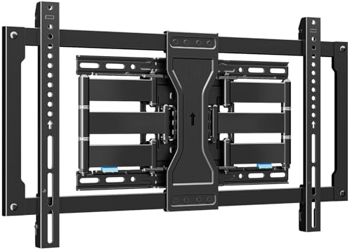 ELIVED 1.1 Ultra Slim TV Wall Bracket for 37-90 Inch Plasma TVs up to 60kg | Heavy Duty Swivel TV Bracket, Full Motion Articulating Wall Mount, Max VESA 600x400mm, Fits 16 Wood Studs