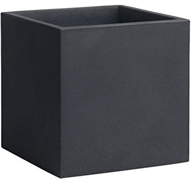 Nicoli R4150P Evolution Vaso Momus con Modanatura rotazionale Opaco, Antracite, 50 cm