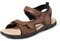Geox Homme Uomo Strada A Sandales Bout Ouvert, Brun (Coffee C6009), 42 EU