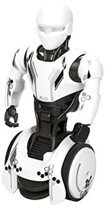 YCOO 88560 JUNIOR 1.0 by Silverlit, ferngesteuerter Roboter, Licht- und Soundeffekte, programmierbar, 21 cm, schwarz und weiß, ab 5 Jahren