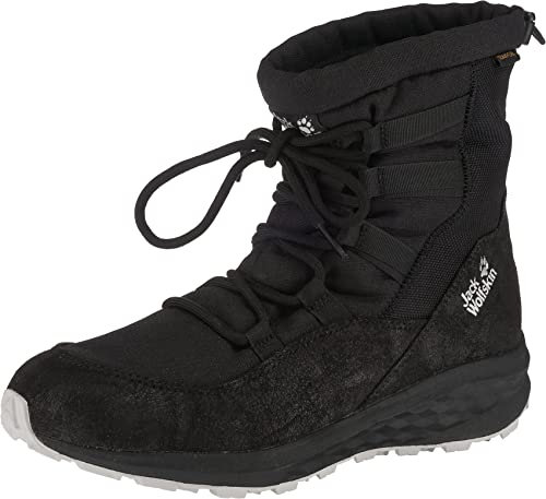 Jack Wolfskin Nevada Texapore Mid W Wasserdicht, Stivali da Neve Donna, (Black/Black 6053), 39 EU