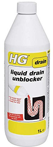 2 x Liquid Drain Unblocker 1L - Unblocks Your Drain Within 30 Minutes