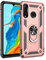 BestST Hülle für Huawei P30 Lite/Nova 4e, Huawei P30 Lite/Nova 4e Schutzhülle, 360 Grad Drehbar Ringhalter mit Magnetischer Handyhalter Auto Handyhülle für Huawei P30 Lite/Nova 4e- Rosegold