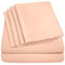Sweet Home Collection 6-teiliges Bettlaken-Set, Wohnmobil, Kurze Queen-Size-Bett, pfirsichfarben