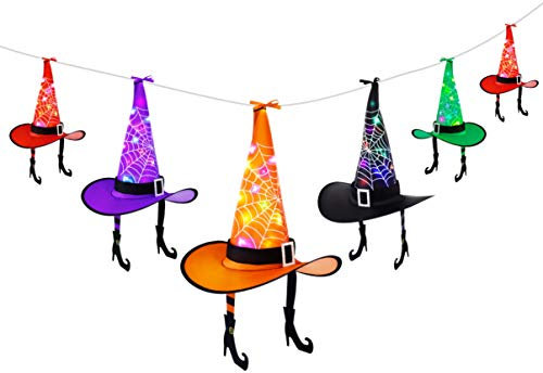 SOIMISS 10 STK. Hexenhüte Lichterketten Wasserdicht Kreative Stabile Lichterketten für Gartenparty im Freien