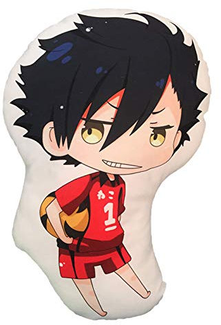 Zhongkaihua Anime Haikyuu Kissen 3D Doppelseitiger Druck Kroo Tetsurou Plüschtier Kissen Plüschtier Haikyuu Cosplay Niedliche Puppe Plüsch Gefüllte Umarmungskissen Spielzeug Anime Fans Geschenk