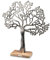 formano Lebensbaum aus Aluminium mit Mangoholz ca. 42 cm Dekoration Baum