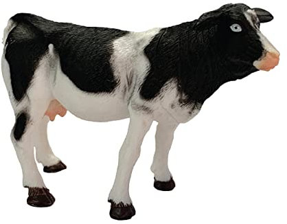 Deluxebase Mini-Tierabenteuerreplikat – Kuh aus kleiner, realistischer Spielzeugfigur, die ein ideales Bauernhoftier-Spielzeug für Kinder ist