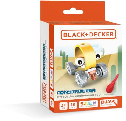 Red Toolbox Black and Decker Constructor Off Roader Set