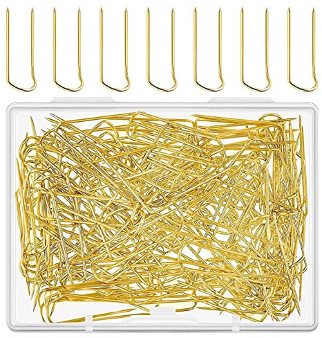 Gusengo U Shaped Needles | U Pins | Fork Pins For Quilting Sewing, U Pins Needlecrafts Pins, Double Blocking Pins For Home