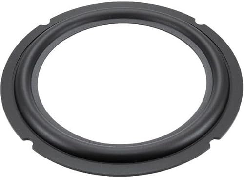 Recambo 8 Zoll / 200mm Gummi Lautsprecher Sicken Surround Ringe - Woofer Ersatzteile Set für Lautsprecherreparatur | 2 Stück