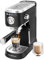 CASABREWS - Máquina de café espresso de 20 barras, acero inoxidable, con espumador de leche, compacta, ideal para hogar u oficina, 34 onzas, negro