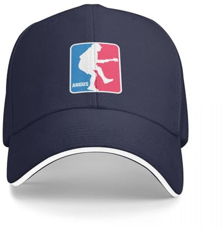 BEABAG Basecap Angus Young Sport Logo Baseball Cap Luxus Cap Mann Caps Hüte Golf Hut Mann Junge Kind Hut Damen