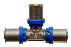 Raccordo a t modello th a pressare per multistrato - Diametro 16X16X16