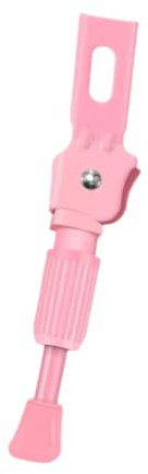 JISADER Kinder Fahrrad Ständer, Kids Bike Kickstand, Fahrrad Ständerfuß, Höhenverstellbarer Seitenständer für Kinder Mountainbike Rennrad Fahrräder Rennrad Sportfahrrad Cityrad, rosa 12 Zoll