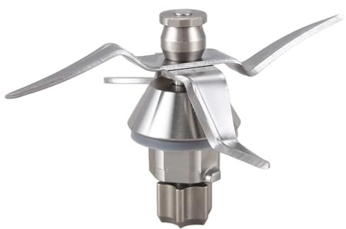 QWETY Engranajes de Goma Bajos, Accesorios de Repuesto de Cuchilla de licuadora de Acero Inoxidable for Vorwerk, for Piezas de licuadora Thermomix TM31
