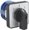 Grendly Conmutador de 3 posiciones, 8 conexiones, universal, interruptor de leva giratoria, 32 A